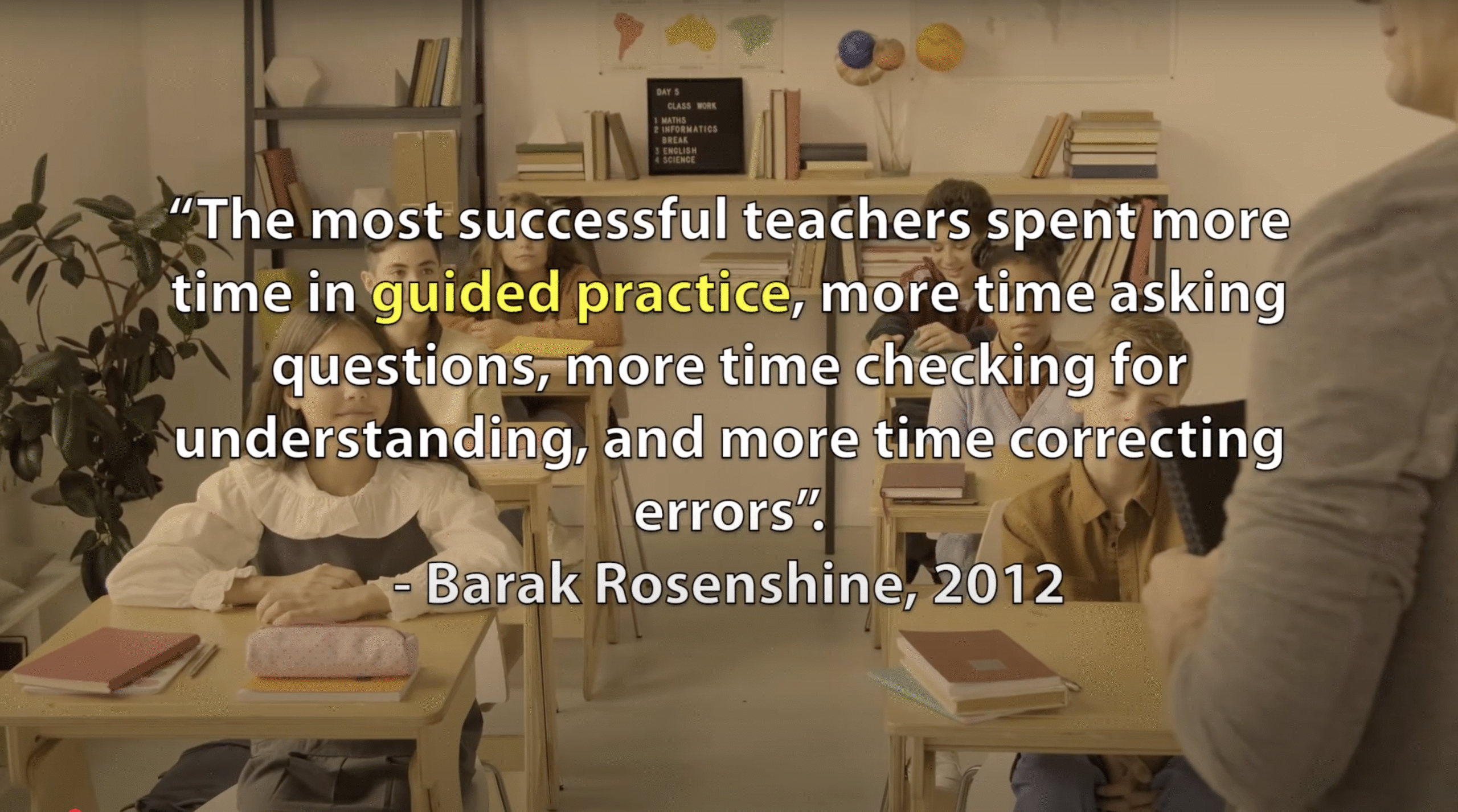 ROSENSHINE’S PRINCIPLES OF INSTRUCTION